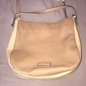 Cream and Beige Shoulder Bag